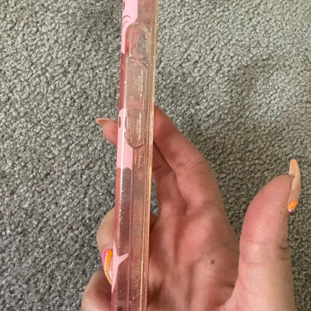 Velvet Caviar Pink Ghost Clear Phone Case